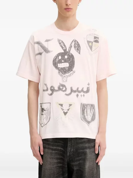 Tricou Neighborhood cu imagine roz