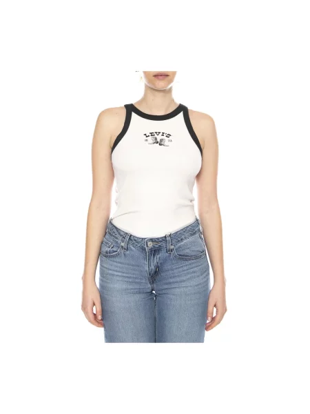 Top Levi's bez rękawów biały