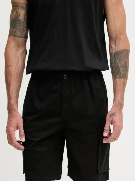 Calvin Klein Jeans pantaloni scurți cargo pentru bărbați din cu negru