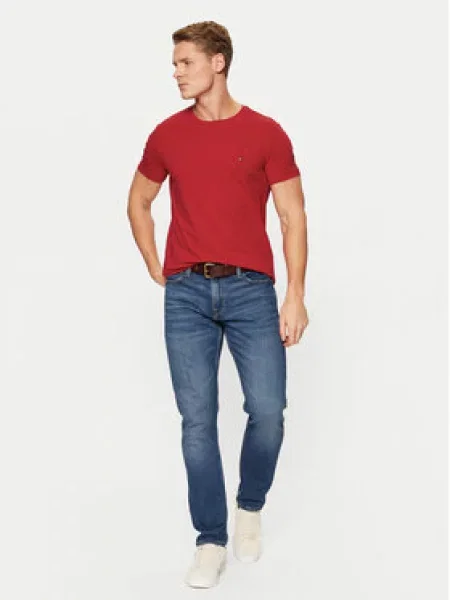 Tričko Tommy Hilfiger červené