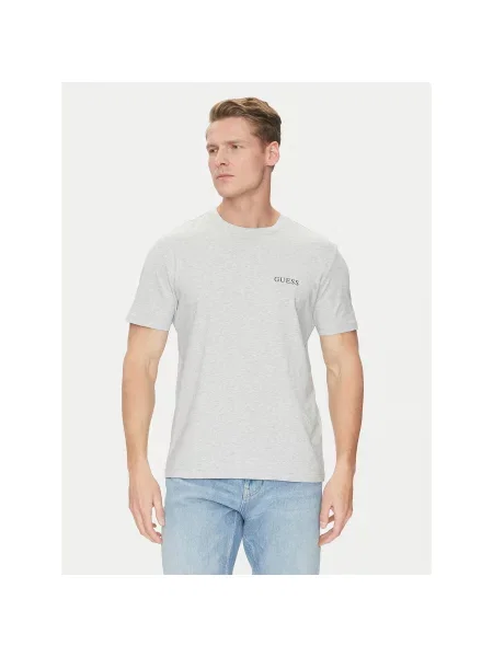 Guess T-Shirt Regular Fit γκρι