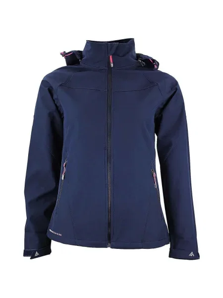 Geacă Peak Mountain softshell albastru