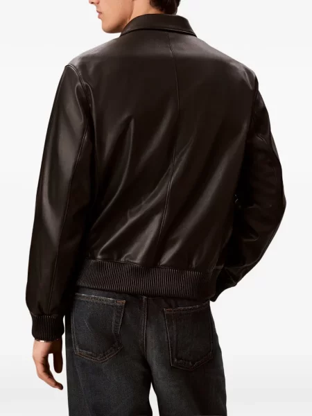 Geacă Calvin Klein cu broderie negru