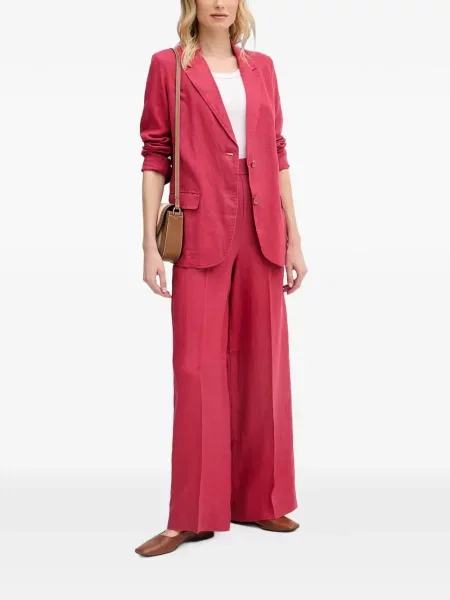Sacou Benetton cu rever roz