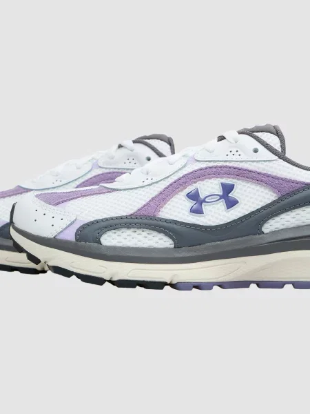Кожаные повседневные кроссовки Under Armour белые