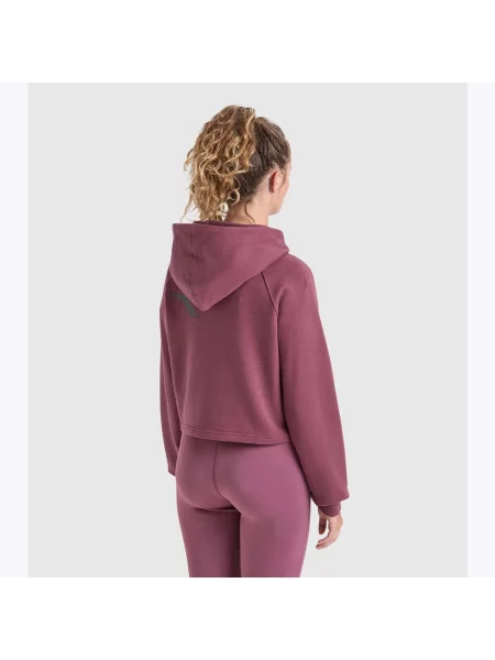 Bluza DIADORA L. HOODIE CROP MANIFESTO fioletowa