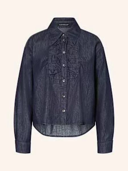 Luisa Cerano Koszula W Stylu Jeansowym blau granatowa