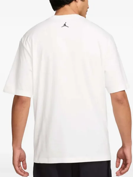 Tricou Nike din piele cu broderie negru