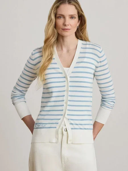 Lauren Ralph Lauren cardigan pentru femei din alb