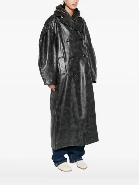 Bluzka Ganni dwurzędowa czarna