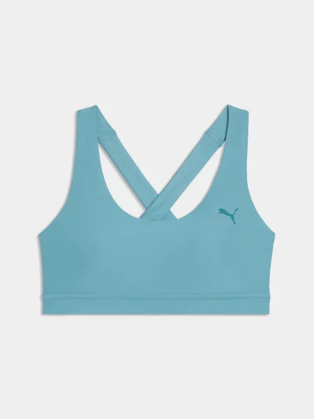 Спортивний топ PUMA Cloudspun Bra Mid комбінований верх синій