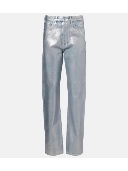 Proste jeansy Agolde szare