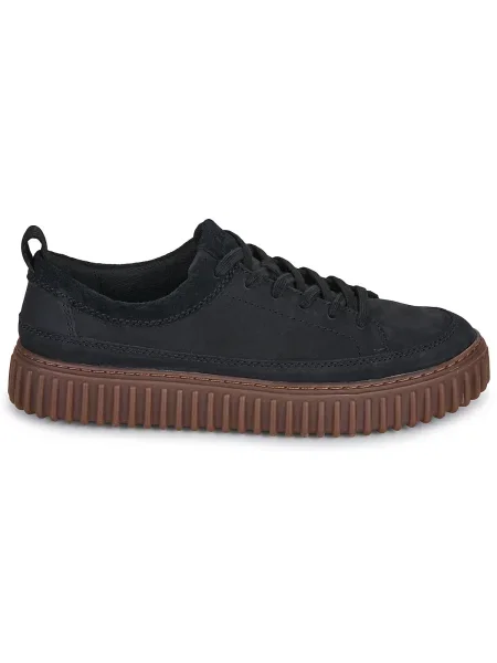 Pantofi Clarks din dantelă negru
