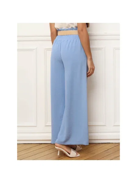 Pantaloni La Modeuse albastru