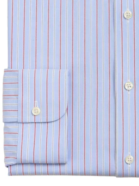 Раирана риза Brooks Brothers на райета синьо