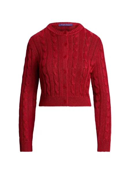 Cropp cardigan Ralph Lauren Collection tricotate roșu