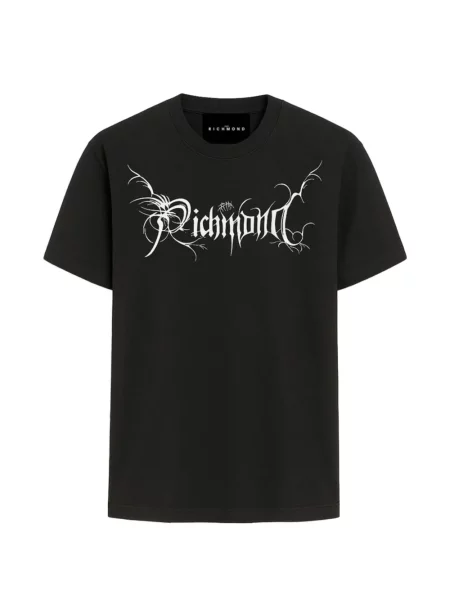 Tricou John Richmond cu imagine negru