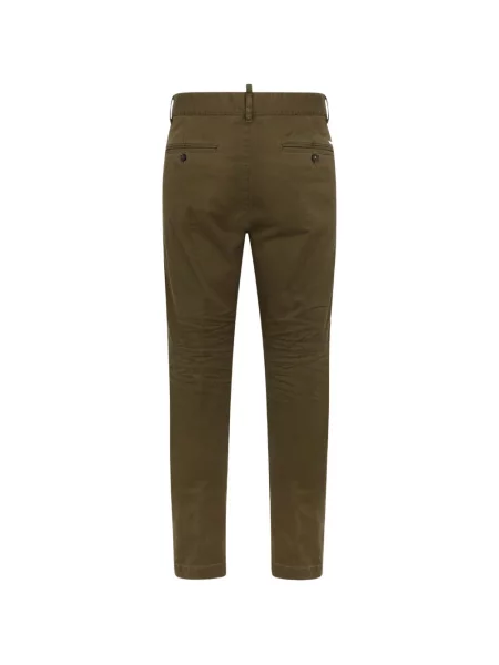 Pantaloni chino Dsquared2 verde
