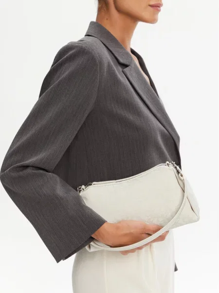 Rankinė Calvin Klein Jeans Ckj Monogram Drop Sm Shoulder Ba smėlio