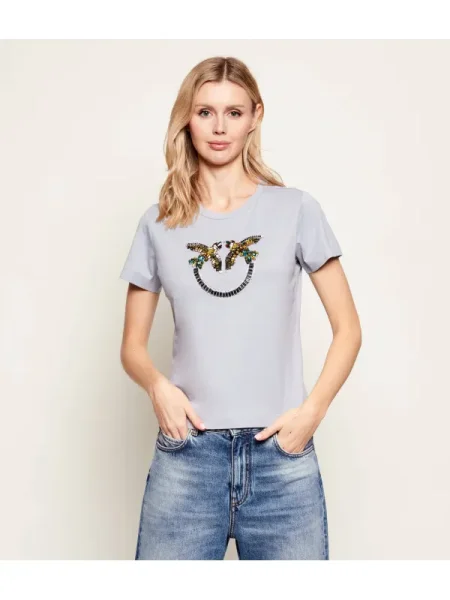 Pinko Tricou QUENTIN | regular fit albastru