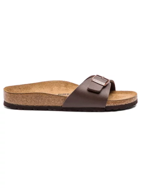Klapki Birkenstock brązowe