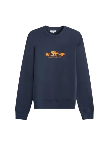 Bluza Maison Kitsune niebieska