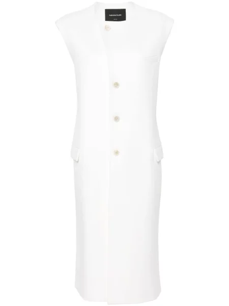 Palton Fabiana Filippi din fetru alb