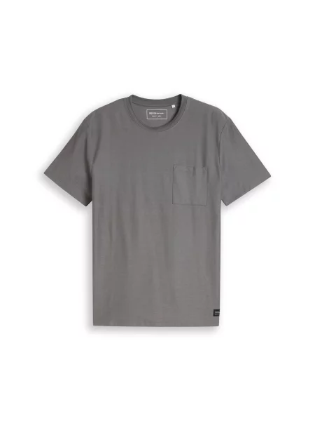 TOM TAILOR DENIM Tričko tmavě šedá