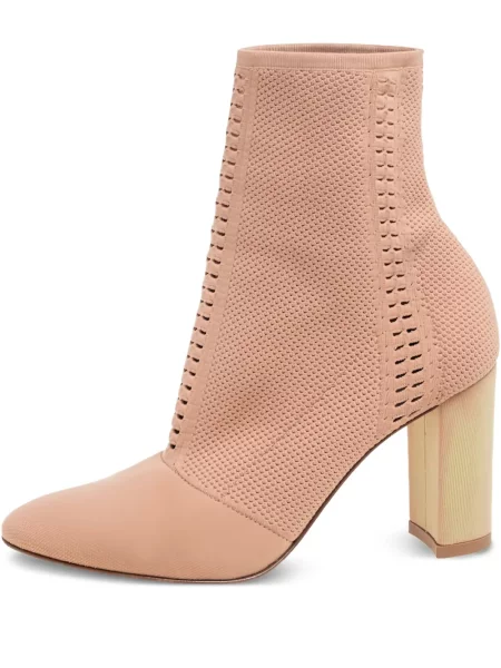 Zkrácené polokozačky Gianvito Rossi s perforací