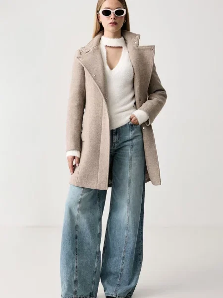 Guess pulover pentru femei JAYCEE bej