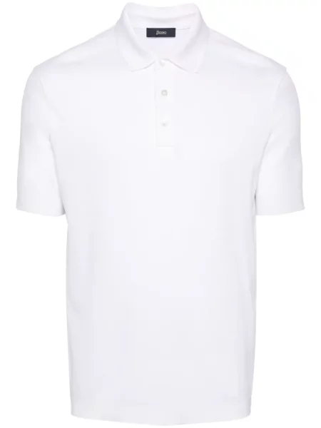 Polo Herno tricotate alb