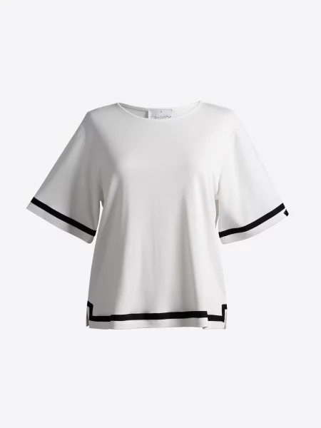 Tricou Echo negru alb