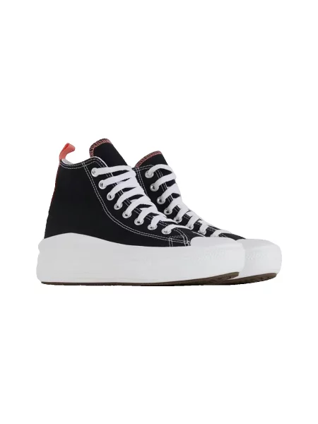 Platform talpú félcipő Converse fehér