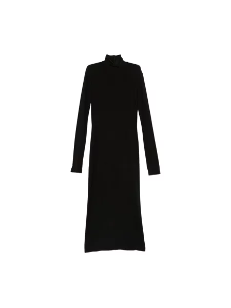 Sukienka Norma Kamali z długim rękawem czarna