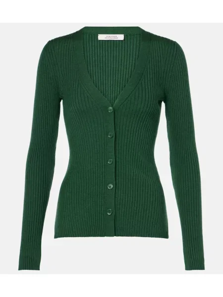 Cardigan Dorothee Schumacher de lână verde