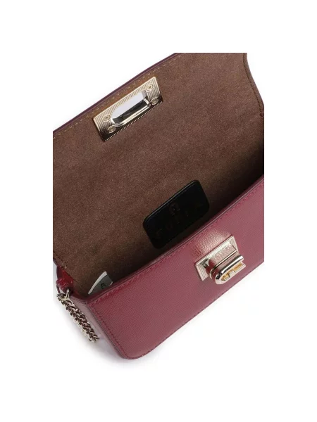 Furla De piele geantă poștaș FURLA MINI roșu