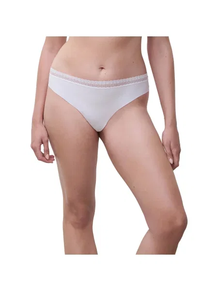 Chantelle String bugyik Cozy Chic' fehér
