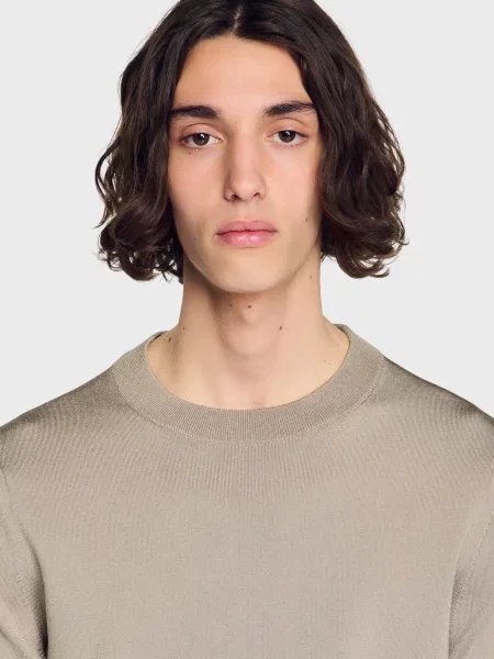 Светр Sandro бежевий