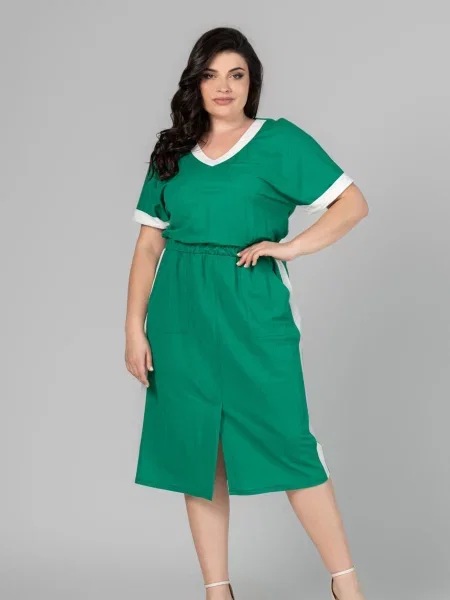 Сукня міді All Posa зелений