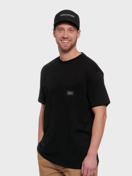 Horsefeathers Alpha T-Shirt Black μαύρο
