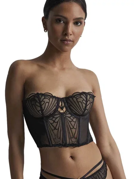 Эротическое бюстье чорний