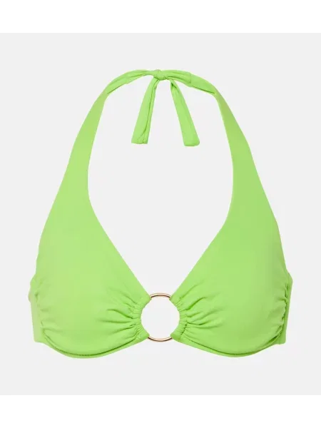 Bikini Melissa Odabash cu gât halter verde