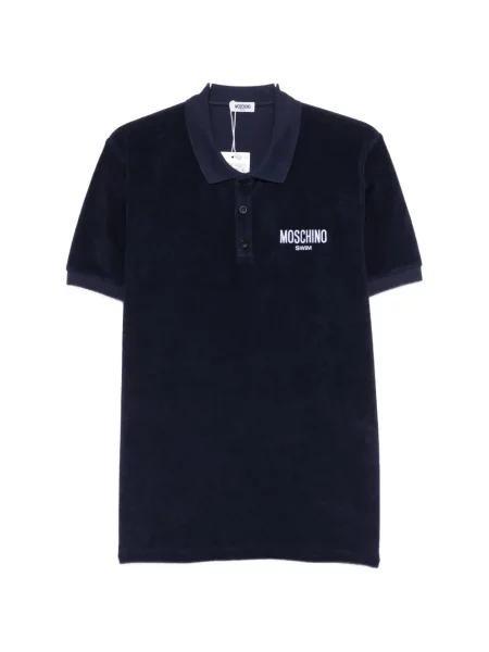 Gulerat tricou polo Moschino albastru