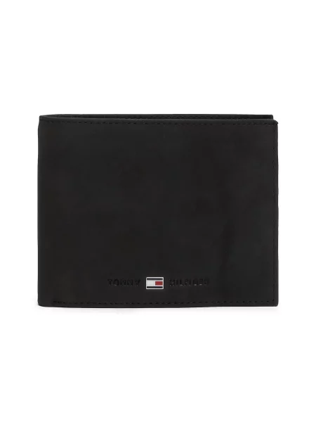 TOMMY HILFIGER Peněženka JOHNSON TRIFOLD' černá