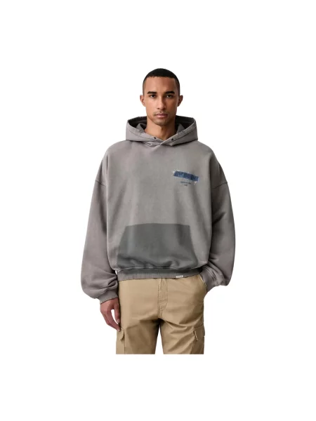 Bluza z kapturem Represent szara