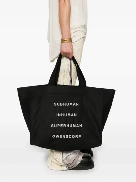 Geantă de plajă Rick Owens negru