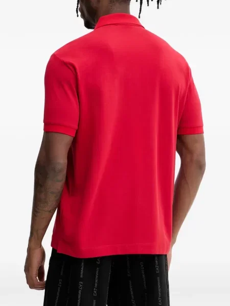 Pólóing Ea7 Emporio Armani autogrammal piros