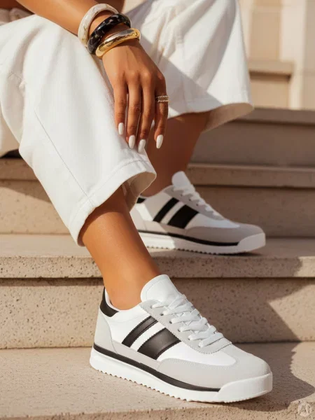 Sportowe sneakersy RAVIOS Dstreet białe