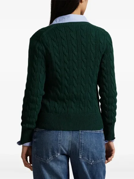 Căciulă Polo Ralph Lauren cu broderie cu dungi cowboy roșu