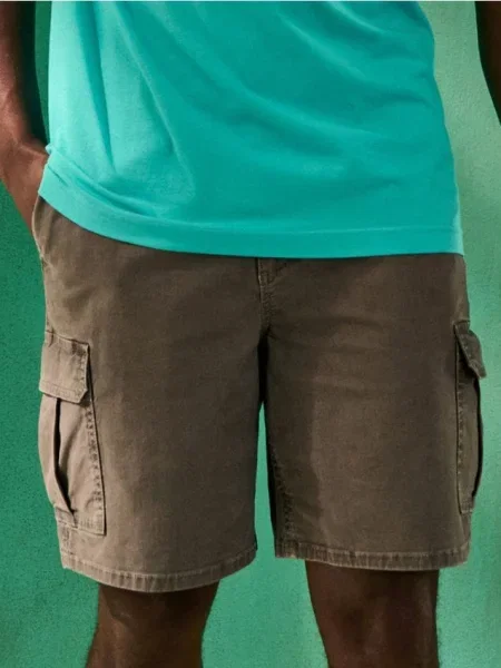 Sinsay Szorty z cargo szary